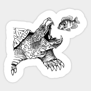 Snapping Turtle Sticker